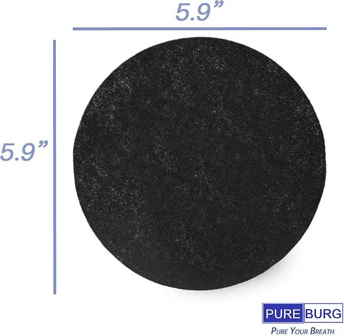 PUREBURG Replacement Activated Carbon Filter Compatible
