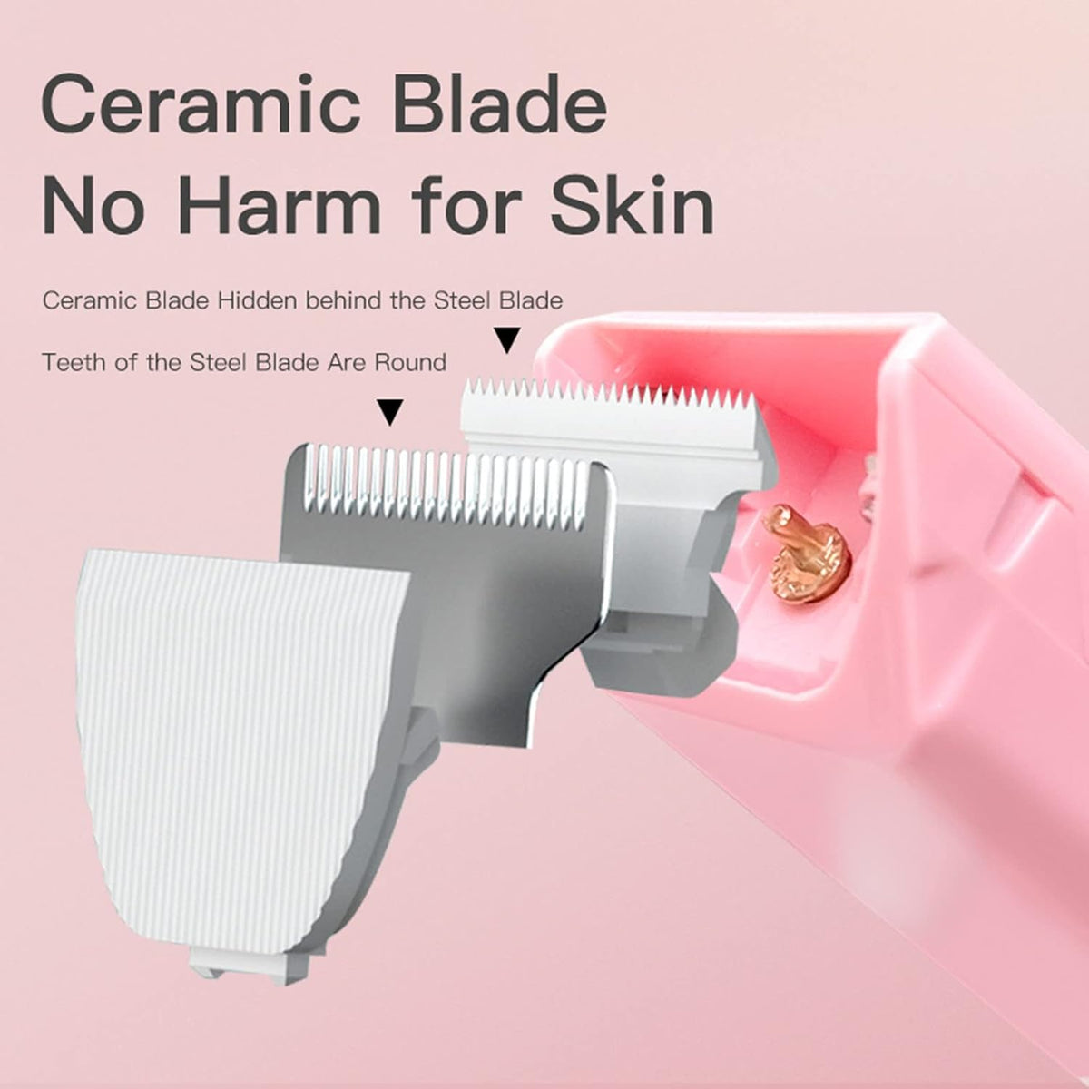 6 Pack Ceramic Blades Replacement for Dog Grooming Clippers