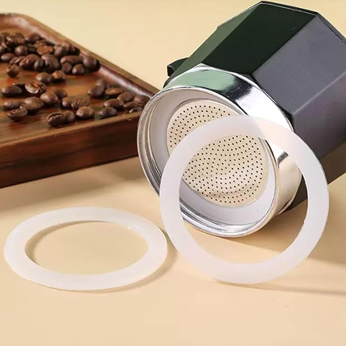 2 Pcs Filter with 3 Pcs Silicone Gasket Seals