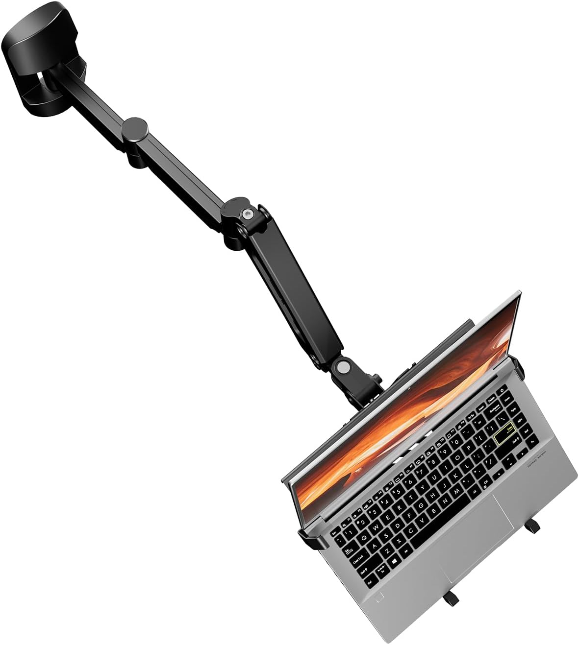 Long Arm 2-in-1 Laptop Wall Mount with Detachable Tray for 12-17'' Laptops