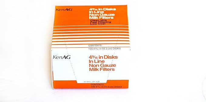 Kenag Milk Filter Disks 4-9/16"