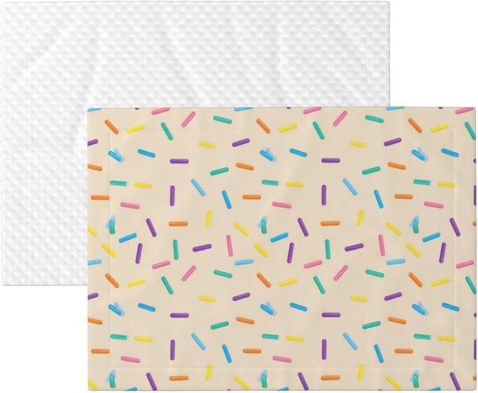 Reversible Plush Throw for Dogs and Cats, White Donut, Double Sided Blanket with Nubby Dot Side and Sleek Side Ideal for Cuddling Nesting Security