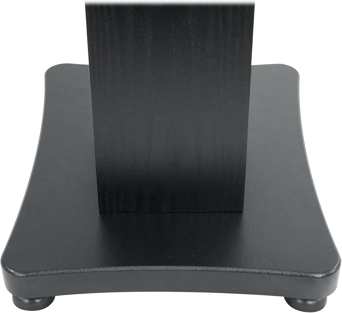 Rockville SS36B Black Wood Grain 36" Solid Home Speaker Stands Pair