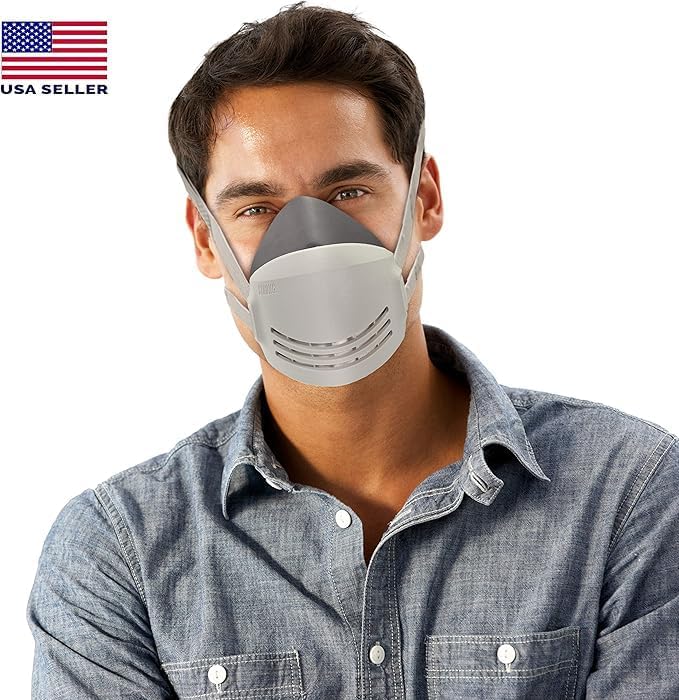 Reusable Respirator Mask with 7 Filters – Half Mask Respirator