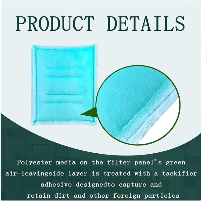 AUC Paint Booth Tacky Intake Filter Pad Series 55