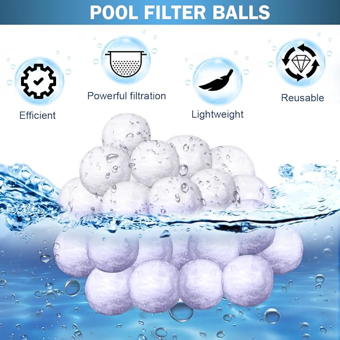 3.08 lbs Pool Filter Balls