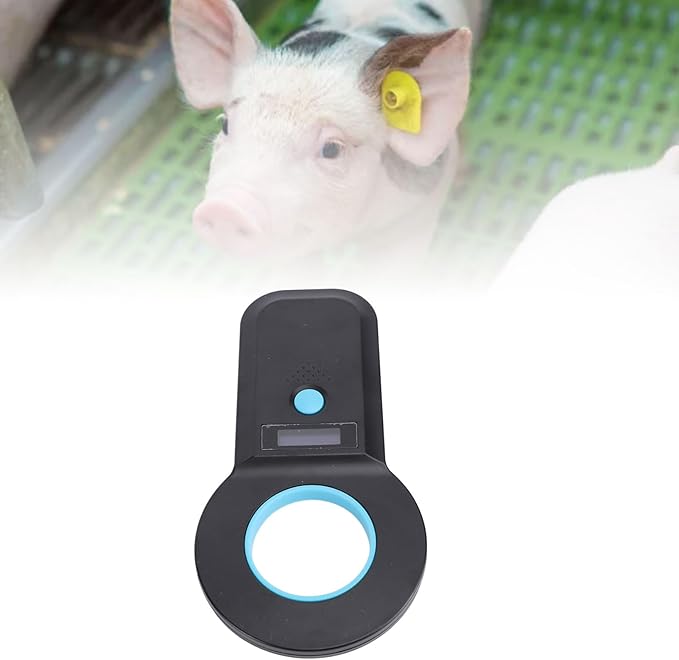 Hyuduo Pet Microchip Scanner, Bluetooth and USB C Portable Handheld Animal Chip Reader with 128 Data Storage for EMID FDX B ISO 11784/85 Chips