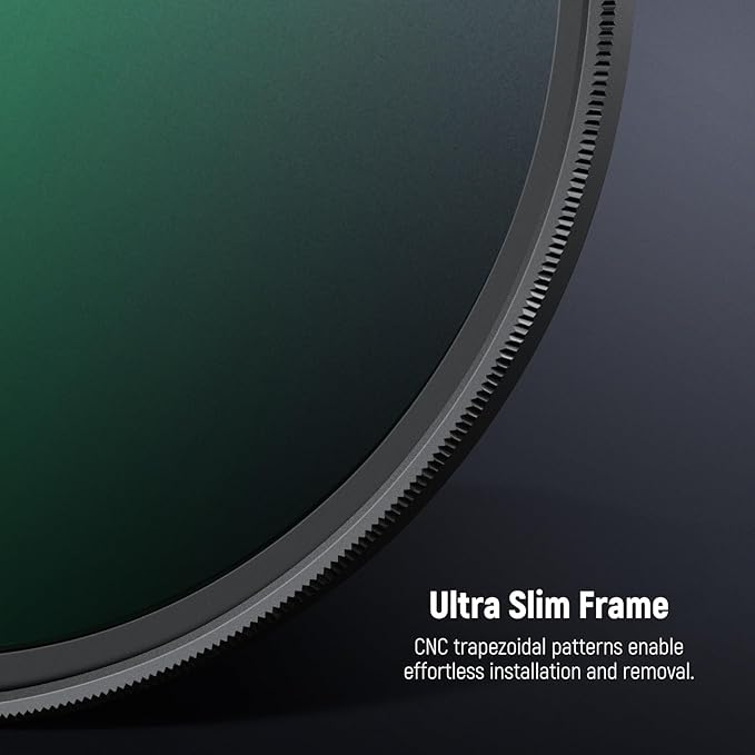 NEEWER 49mm Black Diffusion 1/8 Filter Soft Dreamy Cinematic Effect Filter