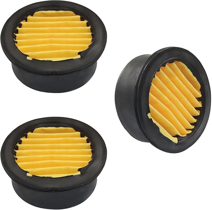 2 Pcs Air Compressor Silencer, 1/4" Thread Air Compressor Intake Filter 12.5mm