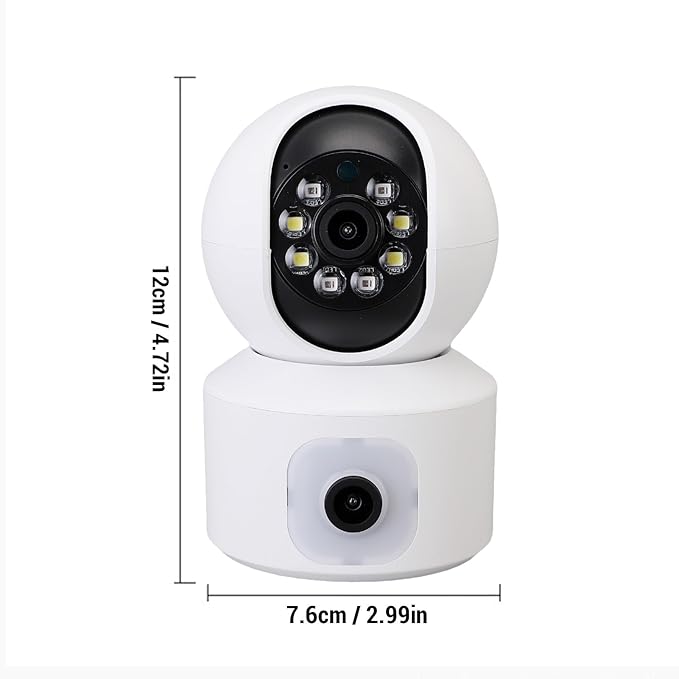 VBESTLIFE Indoor Pan Tilt Smart Security Camera, 2.4GHz WiFi 1080P HD Dog Camera, APP for O KAM Pro, for Home Security, Pet, Older