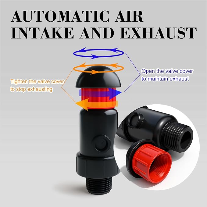 3/4 Inch Automatic Air Vent Valve | NPT Thread Connection | Continuous Venting