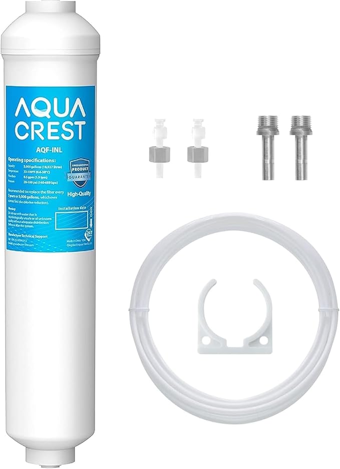 AQUA CREST 5 Years Capacity -Inline Water Filter