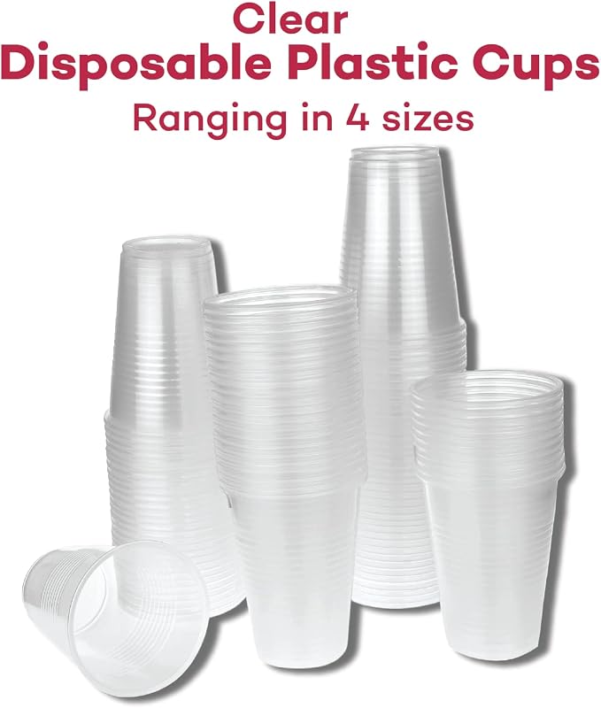 Dealmed 9 oz Disposable Plastic Cups