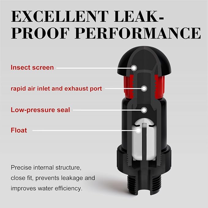 3/4 Inch Automatic Air Vent Valve | NPT Thread Connection | Continuous Venting