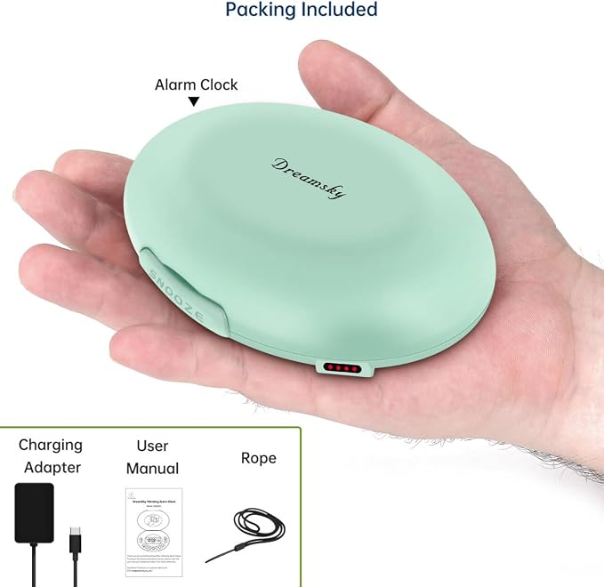 DreamSky Vibrating Alarm Clock for Heavy Sleepers