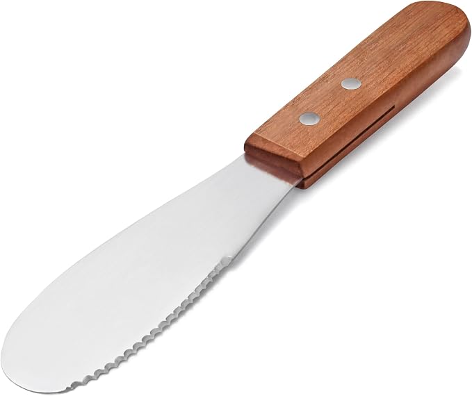New Star Foodservice 43006 Wood Handle Butter Spreader