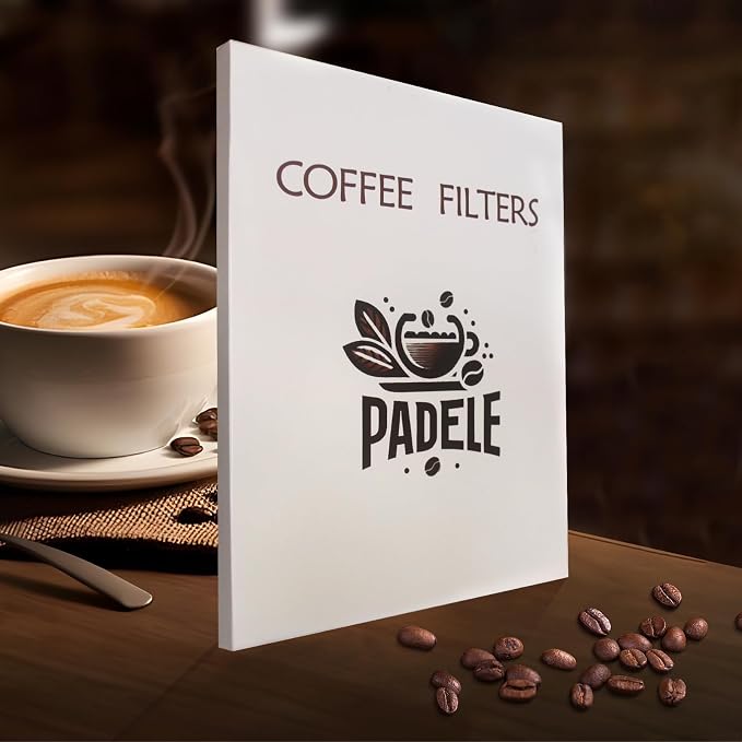 Coffee Filters #4，Cone Coffee Filter 8-12 Cup，200 Unbleached Natural Coffee