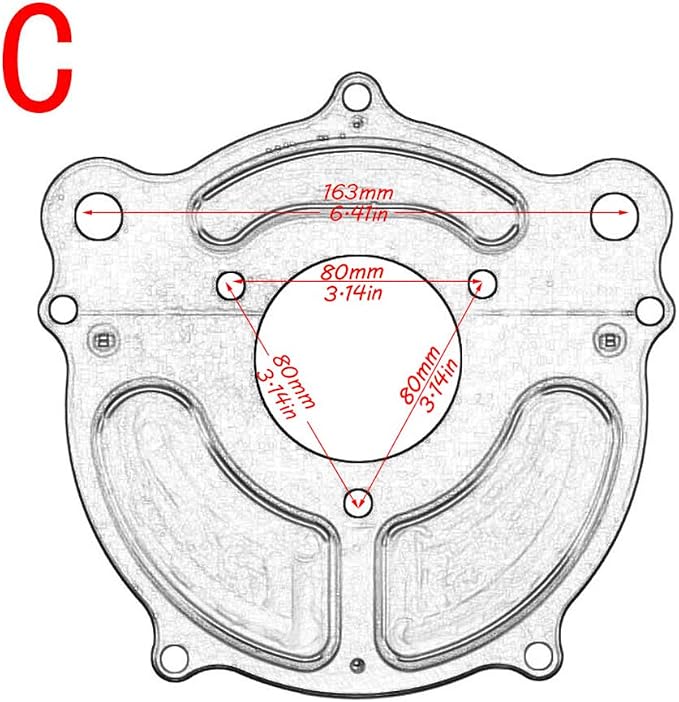 Air Filter Intake Motorcycle Turbine Cleaner Kit Cnc Cut Chrome