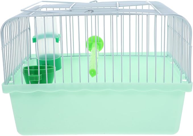 Kisangel Portable Bird Cage Water Dispenser and Food Box Spacious Travel Carrier for Parrots and Birds Lightweight Design for and Outdoor Adventures