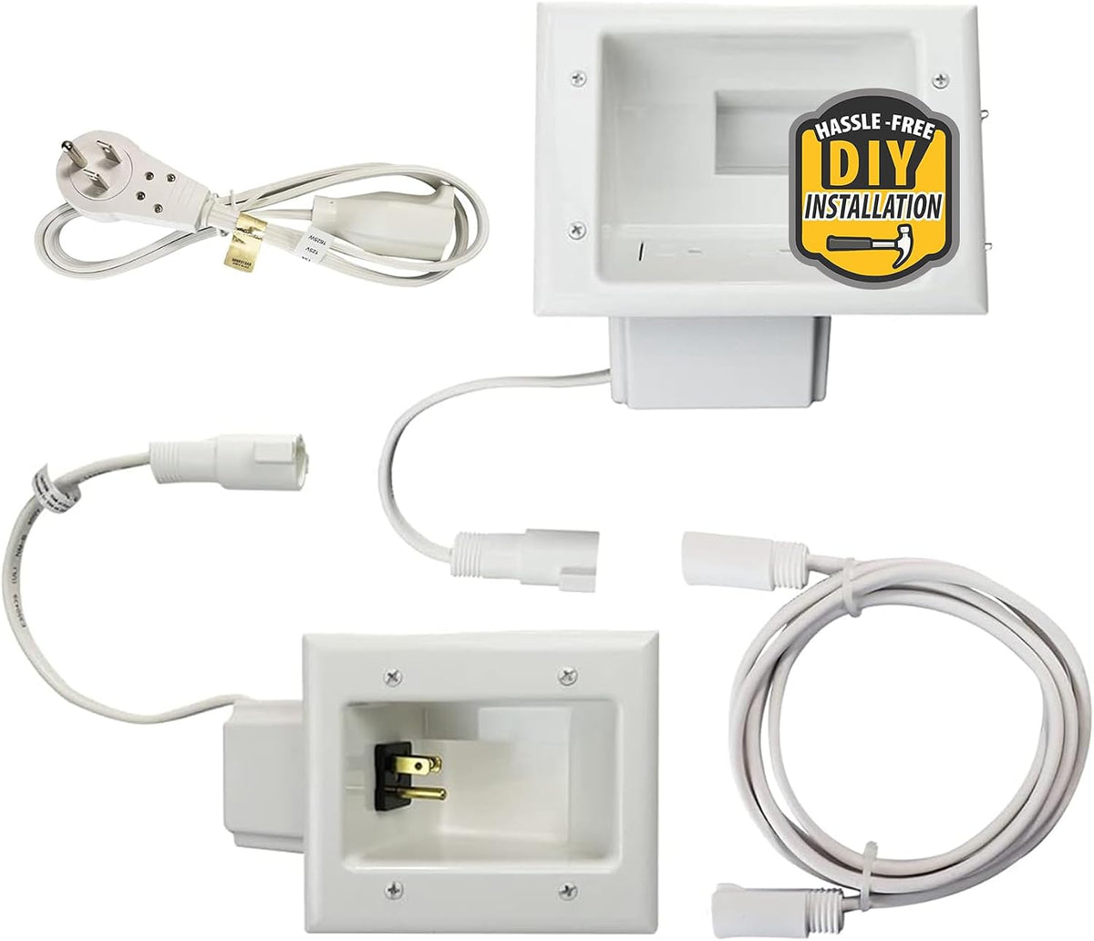 DataComm Electronics Recessed Pro-Power Kit, in-Wall Cable Management