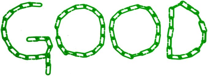 200-Piece Green Plastic Chain Links & Toys - Interlocking C-Clip Bird Cage Accessories for Parakeets, Sugar Gliders, Small Pets (Climbing/Swinging Toys)