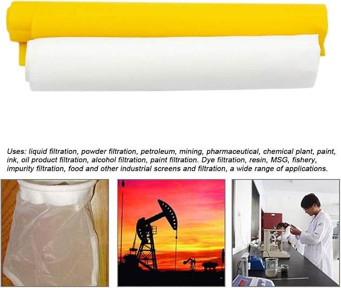 Silk Screen Printing Mesh, 100/110/120/140/160/180/200/250/300Mesh, Filter