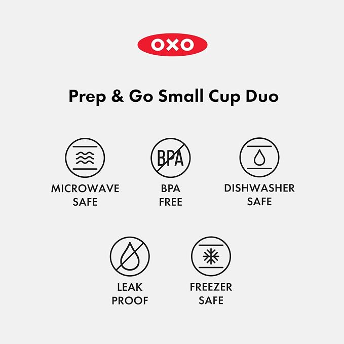 OXO Good Grips Prep & Go Small Cup Duo