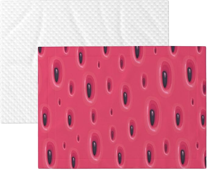 Dog and Cat Blanket in One, Pink Watermelon, Double Sided Plush Throw with Raised Dot Pattern on One Side and Flat Velvet on Other for Variety