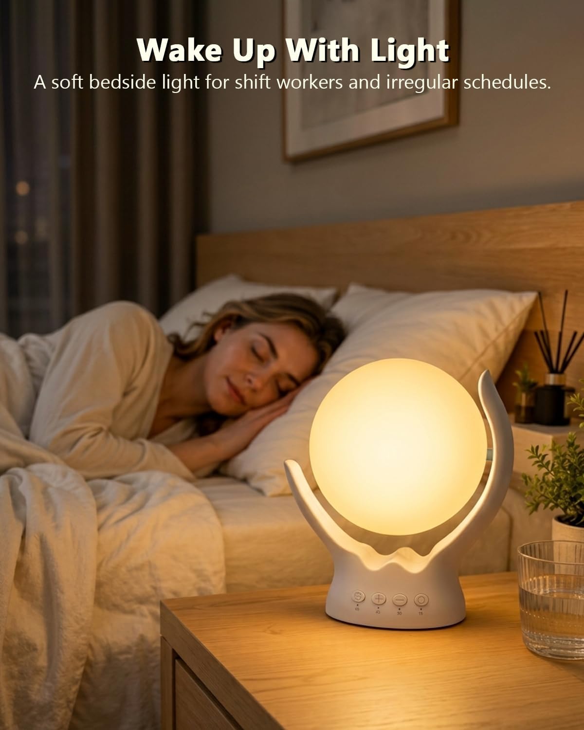 Voraiya Light Therapy Lamp, UV-Free 10000 Lux Sun Lamp, 210° Rotatable, 3 Color Temperatures, 5 Brightness Levels, 4 Timer Settings with Memory, Daylight Lamp for Home Office Desk