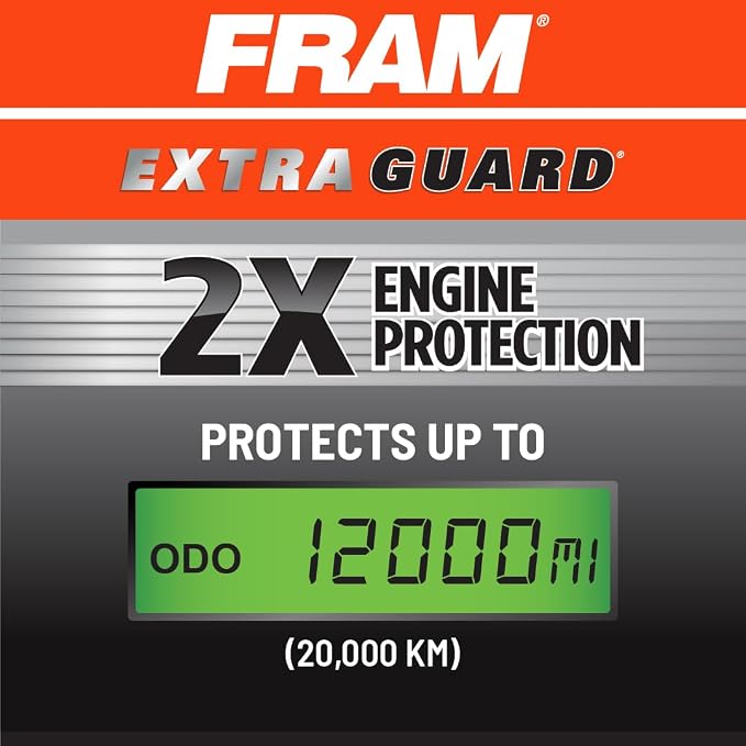 FRAM Extra Guard Rigid Panel Engine Air Filter Replacement, Easy Install