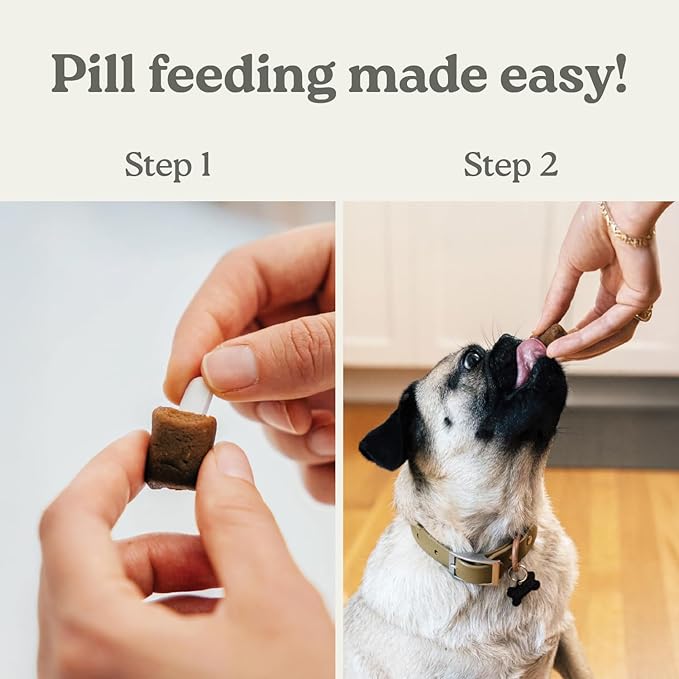 Earthly Pill Buddy Naturals - Beef Recipe Pill Hiding Treats for Dogs - Make A Perfect Pill Concealing Pocket Or Pouch for Any Size Medication - 30 Servings
