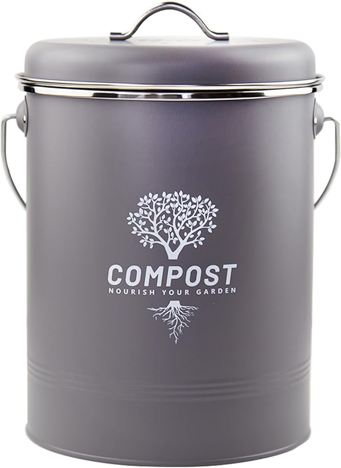 Kitchen Countertop Compost Bin, Odor Resistant Indoor Compost Bin