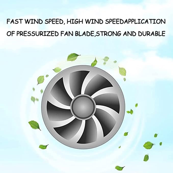Inline Extractor Duct Fan with Speed Controller 3 Inch/75mm Air Diffuser