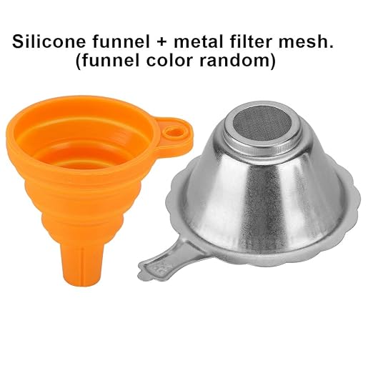 Jeanoko 3D Printer Silicone Funnel Metal Filter Mesh Light Curing Filter