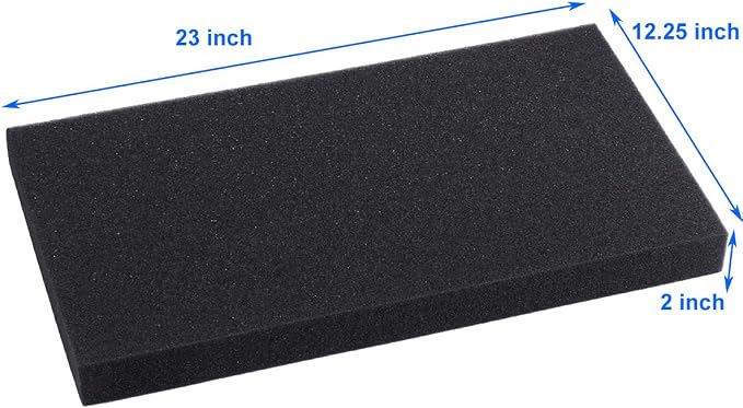 AQUANEAT Aquarium Filter Sponge Open Cell Foam Sheet Bio Sponge Filter Media