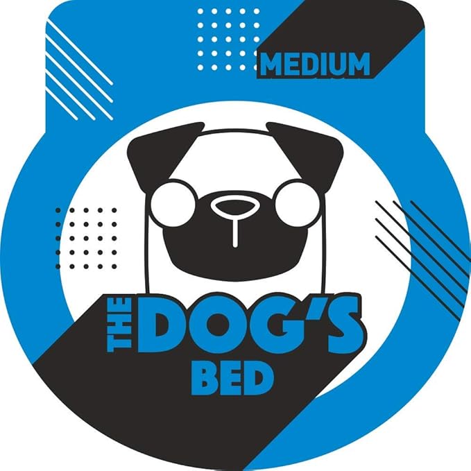 The Dog’s Bed Replacement Outer Cover & Bolster for Standard Foam Beds, Flannel Fabric, Grey, Medium