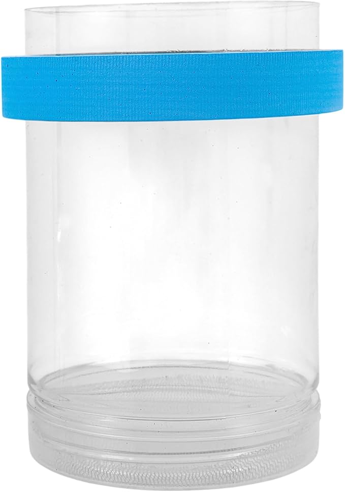Suspensions Breeder Box, Floating Mesh Isolation Fish Tank Separator Set, Ideal for Aquatic Pets, Large, Blue, 1 Set