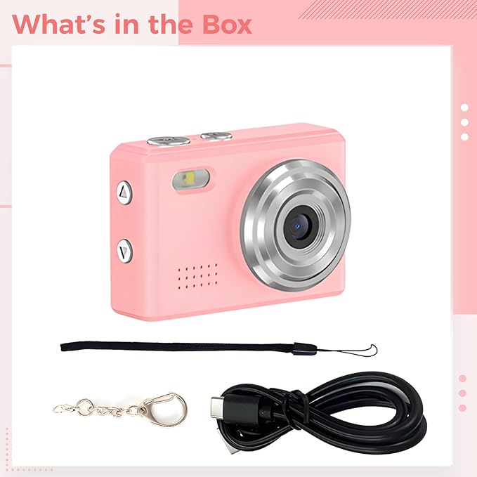 Recording Video Thumb Cam, Camera Digital, 1.13 X 0.59 X 1.67 in（2.9 X 1.5 X 4.2 Cm）, 200Mah Battery, for Pet Recording, Cycling, Hiking