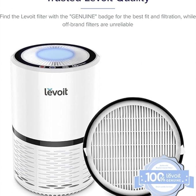 LEVOIT LV-H132 Replacement Filter, Genuine LV-H132-RF Air Purifier Filters