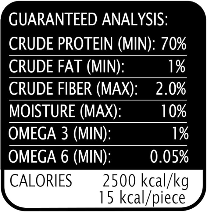 Hubert Pet Premium Cod Skin Crisps - Single Ingredient Gourmet Dog Treats, 8 oz Resealable Trial Size Bag