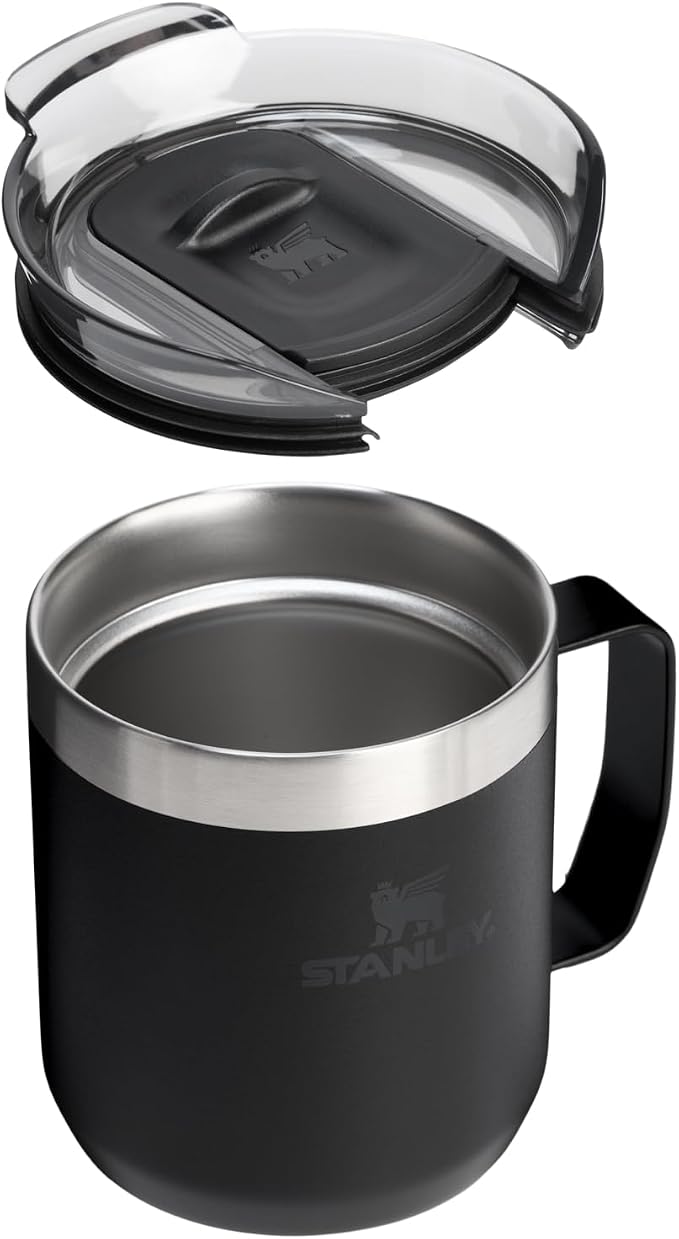 STANLEY Everyday Camp Mug 12oz | Drink Through Lid | Cup