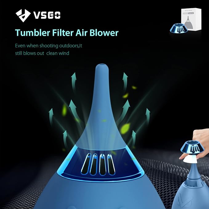 VSGO Camera Air Blower with Filter Compressed Air