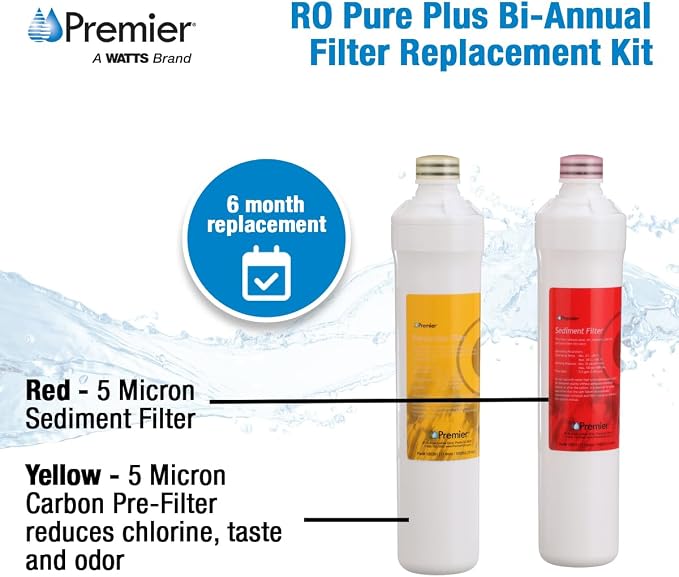 Watts Premier Bi-Annual RO Pure Plus 2-Pack Filtration Kit