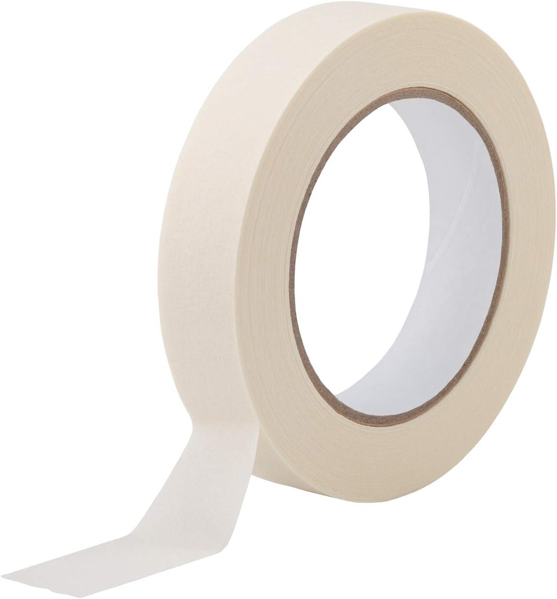 LICHAMP Desktop Tape Dispenser Holder with Large 3 inch Core for Masking Tape and 10 Pack White Masking Tape 1 inch