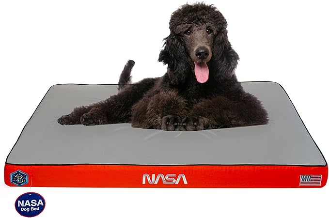 NASA Limited Edition Dog Bed by Wag | Extra Large, Astro Orange
