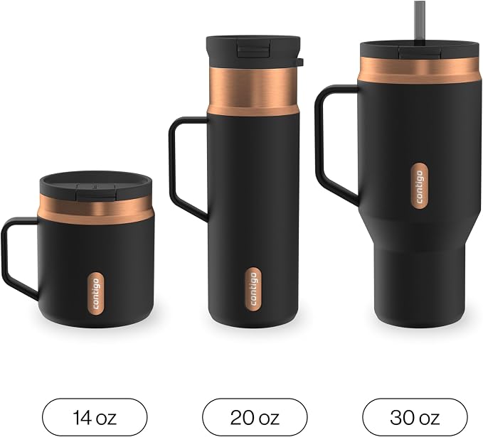 Contigo SnapSeal 14 oz Stainless Steel Vacuum-Insulated Water Bottle