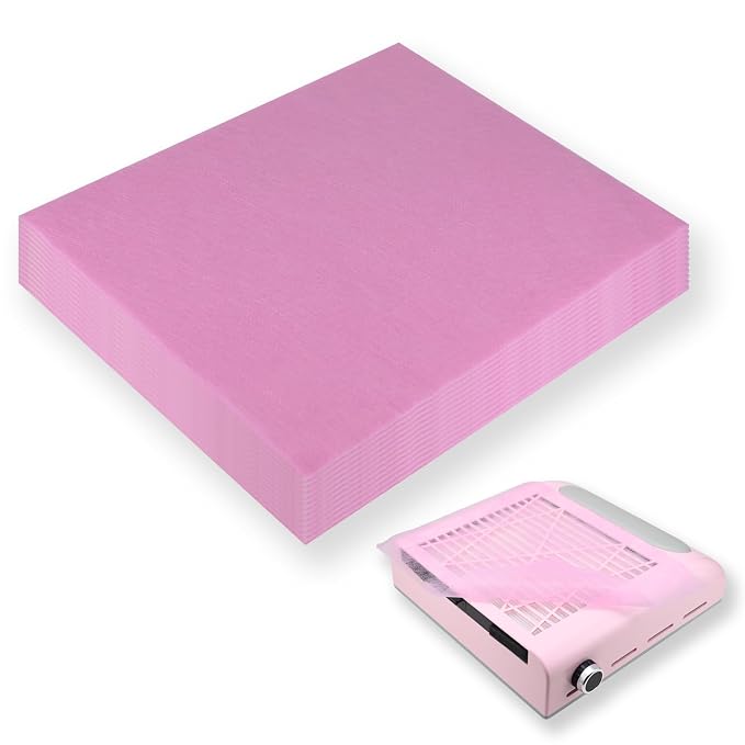 300 Sheets Nail Dust Collector Filter Paper: Disposable Dust Vacuum Filter