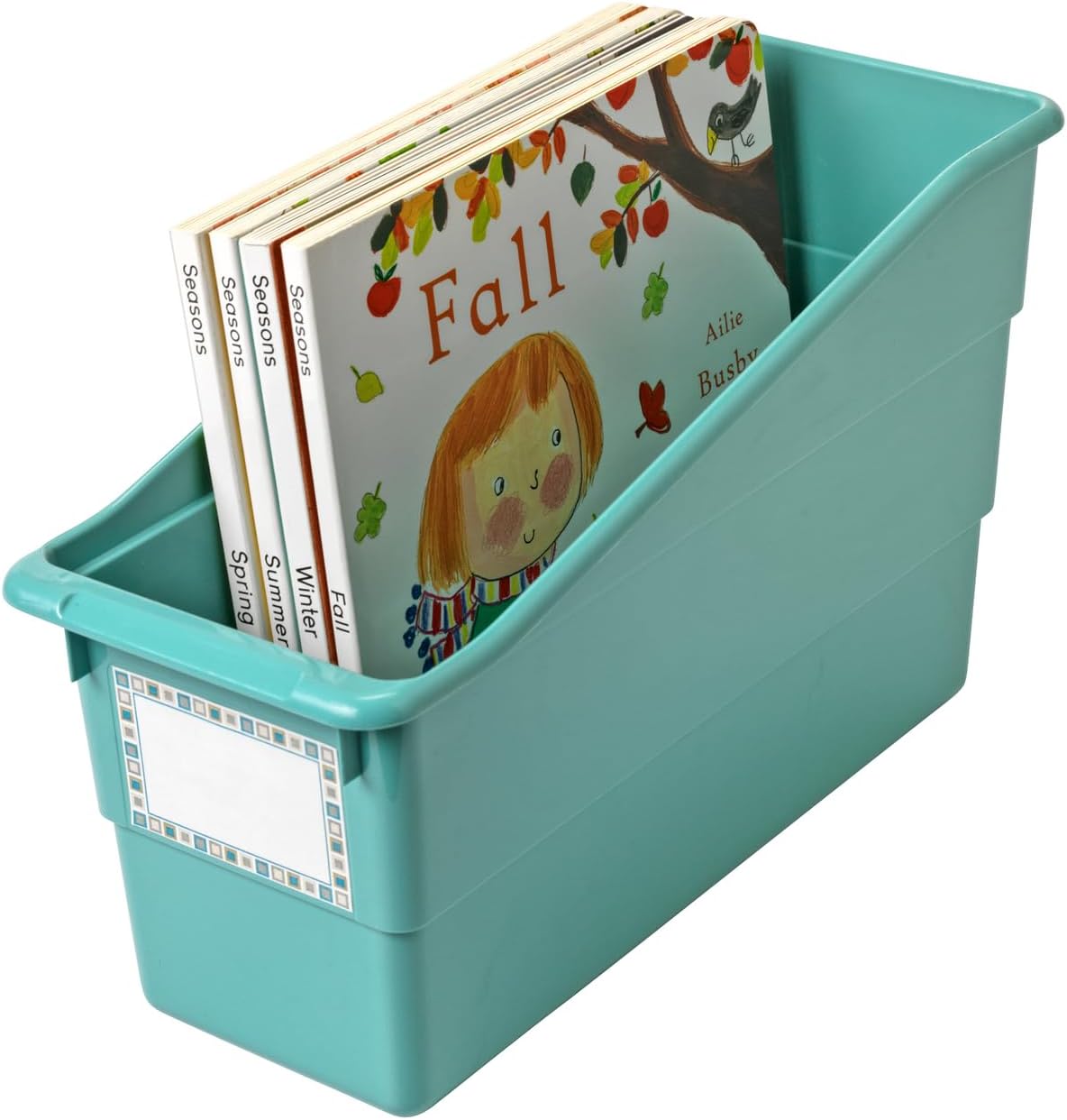 Really Good Stuff Durable Book & Binder Holders 12-Pack, Water