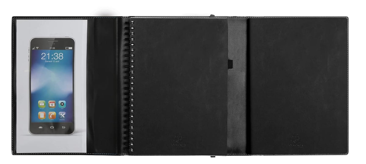 Exacompta - 20010712E - SAD 20S All in One Weekly Desk Diary - 15 x 21 cm - September 2024 to December 2025-16 Months - Blue