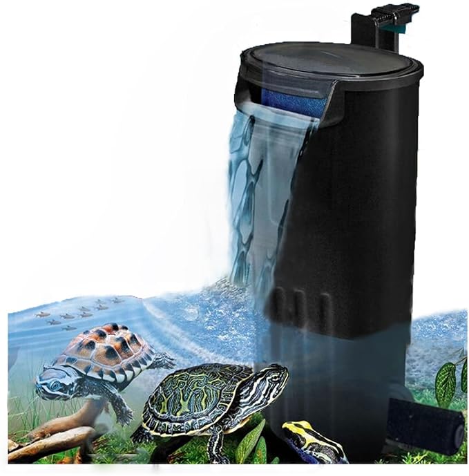 Aquarium Internal Filter for 3 to 20 Gallons Small Fish Tank Turtle Tank